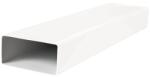 VENTS Tubulatura rectangulara PVC, 60 x 120 mm, 1 m, alb