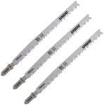 Erbauer Lame fierastrau Erbauer T345XF, pentru lemn si metal subtire, 3-30 mm, 3 buc