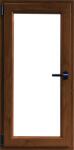 APLAST Fereastra termopan PVC, geam Float + Low-E, nuc, 6 camere, 56 x 116 cm, stanga, dubla deschidere, oscilobatanta Aplast