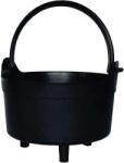 NAPOCHIM Ghiveci rotund ceaun NAPOCHIM, polipropilena, 24 cm, negru