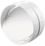 VENTS Conector clapeta antiretur, 125 mm, alb