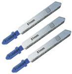 Universal Fit Set 3 lame fierastrau pedular Universal fit, T130RIFF, 51 mm