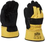 SITE Manusi protectie Site Rigger KF110, piele, negru-galben, marime XL