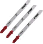 Erbauer Lame fierastrau Erbauer T127D, pentru aluminiu, 3-15 mm, 3 buc