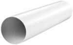 VENTS Tubulatura rigida PVC, 150 mm, 1 m, alb