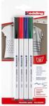 edding Set marker pentru textile EDDING 4600, 1 mm, 4 culori (PBIED46008)