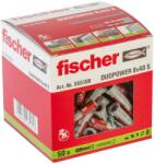 Fischer Diblu nylon duopower 8 x 40 cu holsurub aferent total filetat cu cap inecat PZ2 Fischer