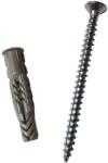 Fischer Diblu universal cu guler si surub FISCHER UX 10 x 60 R S, 10 x 50 mm, 4 buc, nailon, gri