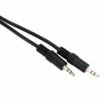 Nedis Cablu audio jack tata, 3.5 mm, 3 m, negru