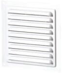 VENTS Grila pentru ventilatie cu plasa insecte, otel, 200 x 200 mm, alb