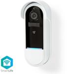 Nedis Sonerie smart video wi fi, Full HD 1080p, IP54, alb