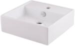 GoodHome Lavoar pe blat GOODHOME Hendra, ceramica, 38 x 38 cm, alb lucios