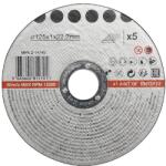 OPP1 Disc polizor OPP1, metal, 125x1mm, 5 bucati Disc de taiere