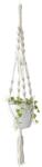 GOODHOME Suport ghiveci GOODHOME, bumbac, 100 cm inaltime, alb