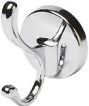 GOODHOME Cuier baie Ormara GOODHOME, 5.5 x 6.5 x 9 cm, otel, argintiu