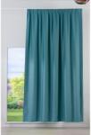 MENDOLA Draperie Agios, rejansa, 140 x 260 cm, semiopac, turcoaz
