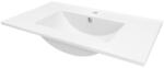 OPP1 Lavoar baie GOODHOME Aruna, ceramica, 81.5 x 46.5 cm, alb lucios