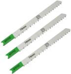 Universal Fit Set 3 lame fierastrau pedular U111C Universal fit, 4-50 mm, otel, argintiu
