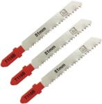 Universal Fit Set 3 lame fierastrau pedular Universal Fit, T118B, 51 mm