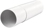 VENTS Tub telescopic PVC, 150 mm, 350-500 mm, alb