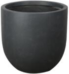 Verve Ghiveci flori VERVE Ammer, lut, D 28 cm, gri inchis - bricodepot - 69,30 RON