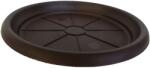 HARPLAST Farfurie ghiveci rotunda DALIA, plastic, 13.5 cm, maro