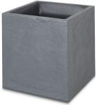 Verve Ghiveci flori VERVE Dallas, plastic, 38.7 x 38.7 x 41 cm, gri