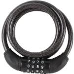 Smith And Locke Antifurt otel bicicleta SMITH AND LOCKE, invelis PVC, 10 x 1200mm, cifru, negru