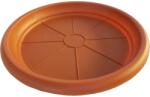 HARPLAST Farfurie ghiveci rotunda DIANA, plastic, 16.5 cm, maro