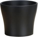 Scheurich Ghiveci, rotund negru, 21 cm Scheurich
