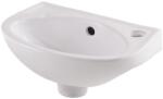 GoodHome Lavoar pe blat GOODHOME Bori, ceramica, 35 x 23 cm, alb lucios