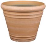 Verve Ghiveci din teracota, maro, forma rotunda, 37 cm diametru Verve