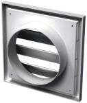 VENTS Grila ventilatie din plastic cu jaluzele, 100 mm, alb