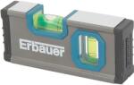 ERBAUER Mini nivela cu bula de aer ERBAUER, plastic, gri