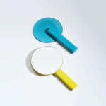 SPIN Oglinda cosmetica SPIN Paddle Vanity, 15 x 25 cm, metal, galben (MDNMRMT15MLYLW2)