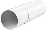VENTS Tub PVC telescopic D125 L35 50 CM