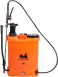 Evotools Pompa de stropit cu acumulator Evotools ETS, 16 l, lance inox 95 cm, furtun 120 cm, bretele reglabile, 4 duze incluse, plastic, portocaliu/negru Pulverizator