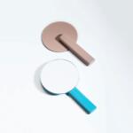 SPIN Oglinda cosmetica SPIN Paddle Vanity, 15 x 25 cm, metal, roz (MDNMRMT15CLPNK2)