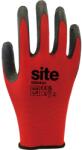 SITE Manusi protectie SITE SWG440-L, latex, rosu-negru, marime L