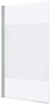 GoodHome Paravan cada GOODHOME Calera, sticla securizata, 86.5 x 140 cm, alb