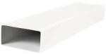 VENTS Tubulatura rectangulara PVC, 60 x 120 mm, 0.35 m, alb