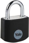 YALE Lacat Aluminiu 25Mm Negru