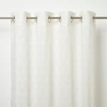 GOODHOME Perdea GOODHOME Bakau, bumbac, 140 x 260 cm, alb