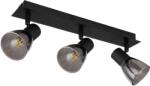 GLOBO Spot Met Negru Mat 400X70X150 40W
