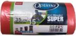 SANO Saci menajeri SANO Optima, 15 bucati, 35 l, rosu