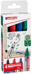edding Set markere EDDING 360 pentru tabla, varf rotun, 1.5-3 mm, 4 bucati, multicolor