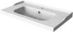 GoodHome Lavoar pe blat GOODHOME Lana, ceramica, 80.4 x 45.5 cm, alb lucios