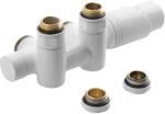 SAPHO Wicher - Set de racorduri termostatate, conexiune centrală 50 mm, alb 600.331. 4 (600.331.4)