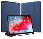 Dux Ducis Domo Apple IPAD Pro 11 (2018) tok álló (aktív Flip, TRIFOLD, Apple Pencil tartó, textil minta) sötétkék (GP-105031)