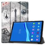 Gigapack Lenovo Tab M10 FHD Plus GIGAPACK Tok álló, bőr hatású FLIP, térkép, VILÁGOSSZÜRKE (GP-96677) (GP-96677)